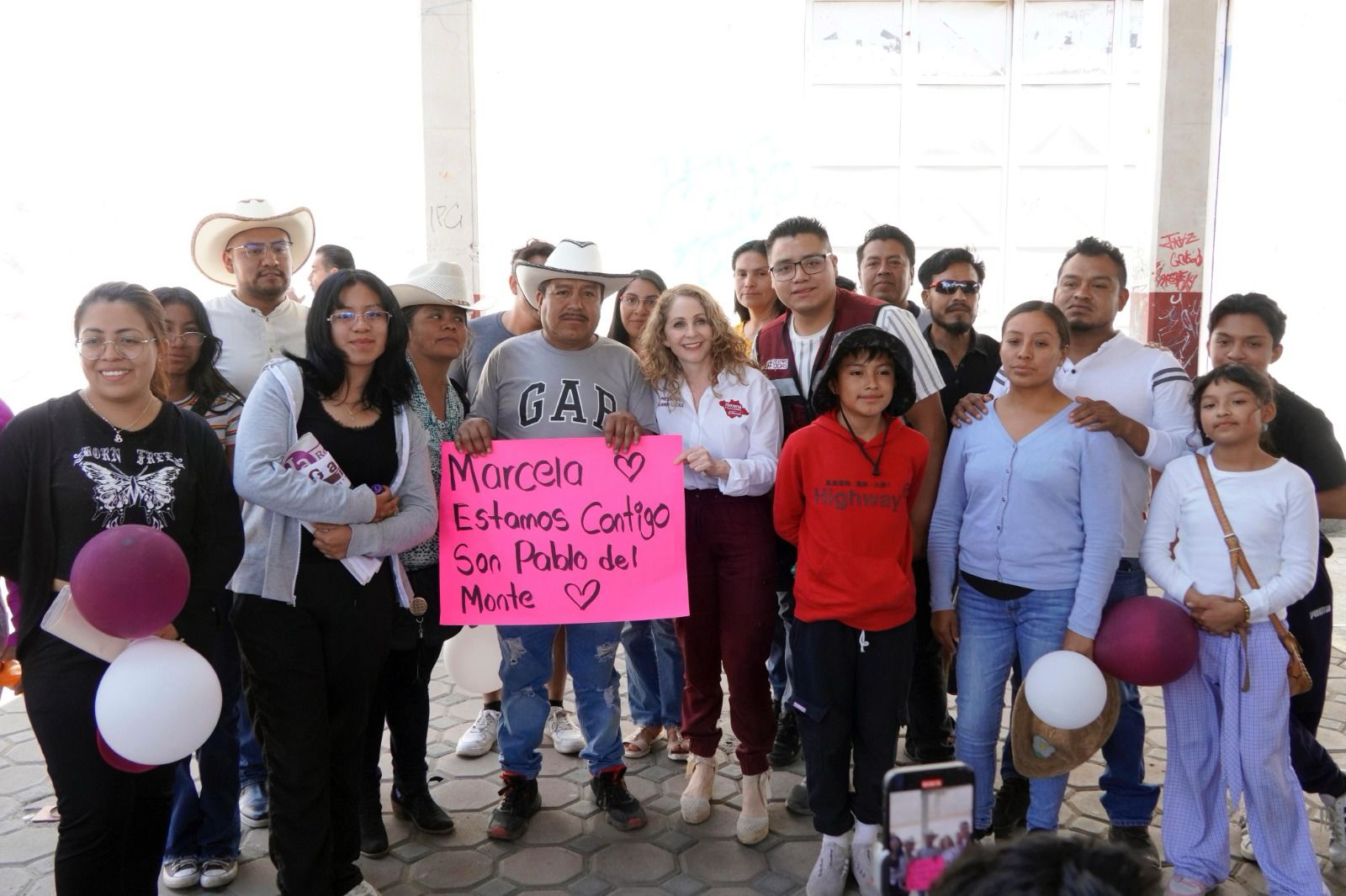 Comparte Marcela González con habitantes de San Pablo del Monte avance del proyecto nacional de la 4T